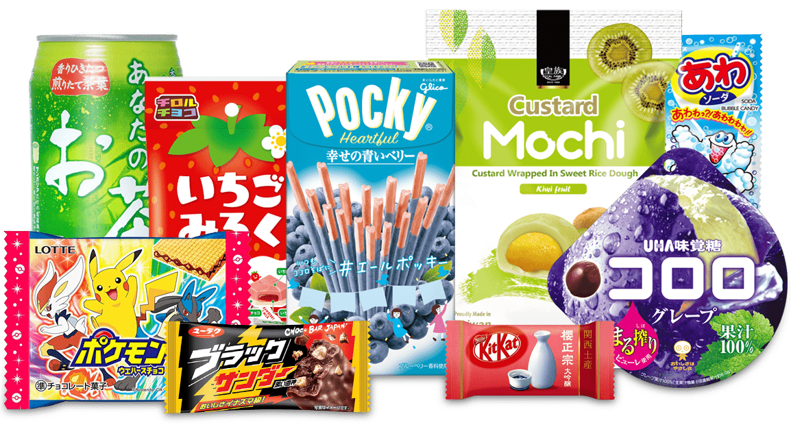 Japońskie słodycze, przekąski i napoje